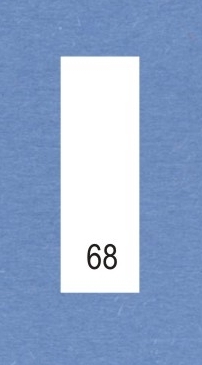 Velikostní číslo 68 bílé