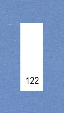 Velikostní číslo 122 bílé