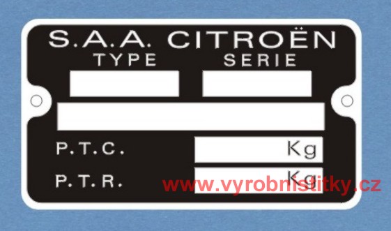 S.A.A. Citroen prázdný