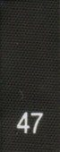 Velikostní číslo 47 černé