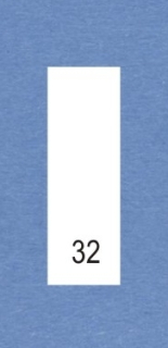 Velikostní číslo 31 bílé