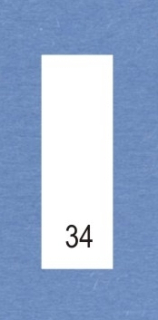Velikostní číslo 34 bílé