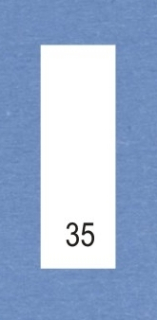 Velikostní číslo 35 bílé