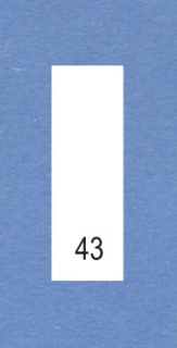 Velikostní číslo 43 bílé