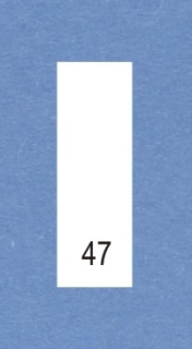 Velikostní číslo 47 bílé