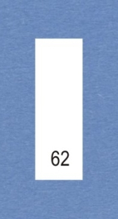 Velikostní číslo 62 bílé