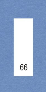 Velikostní číslo 66 bílé