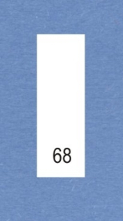 Velikostní číslo 68 bílé
