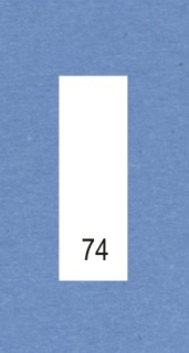 Velikostní číslo 74 bílé