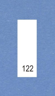 Velikostní číslo 122 bílé