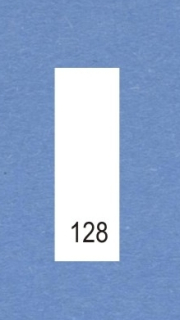 Velikostní číslo 128 bílé
