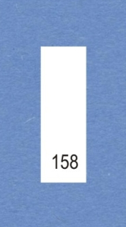 Velikostní číslo 158 bílé
