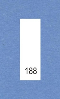 Velikostní číslo 188 bílé