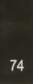 Velikostní číslo 74 černé