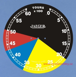 Ciferník JAEGER TOURS